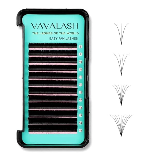 Premium Ellipse Flat Lashes || Matte Dark (0.15, 0.20) - Multiple Curls (Copy)